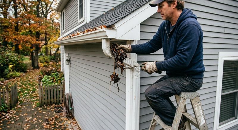Gutter Blockage Removal in Rochester, NY